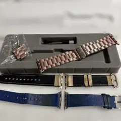 Apple Watch用 中古ベルト3本 Apple Watch純正ベルト箱