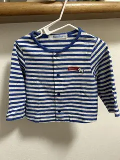 familiar 青 カーディガン 70サイズ 男の子 美品