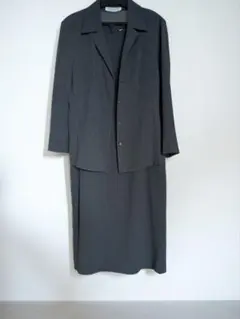 ダークグレー ジャケット ワンピース セット