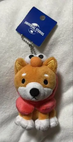 ユニバ　エルモ柴犬　マスコット