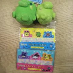 たまごっち　くちぱっちキーホルダー　ぬいぐるみと付箋　3点セット　新品