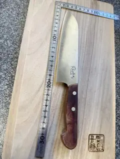 (B)(研ぎ済み)日本橋Rugby木屋 墺国製特殊鋼 三徳包丁高級和包丁のサムネイル