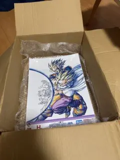 一番くじ　ドラゴンボール　40th　H賞　クリアポスター　親子かめはめ波