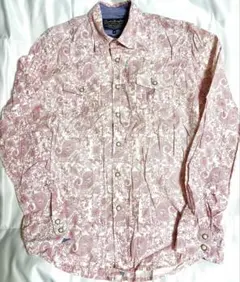 Create Barefoot ペイズリー柄シャツ M