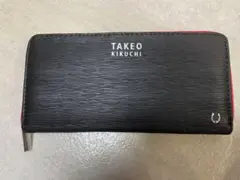 激レア　タケオキクチ 長財布 ラウンドファスナー 大量カード収納財布　未使用