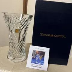 KAMEI GLASS シュヴァリエ Chevalier クリスタル花瓶 ブルー - メルカリ