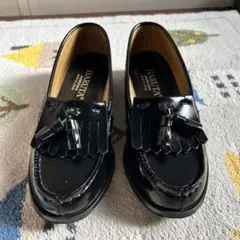 HARUTA 黒タッセルローファー　23㎝EE 合皮