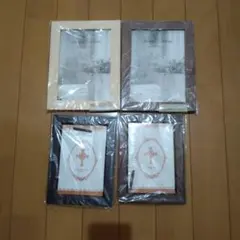 木製フォトフレーム 4点セット