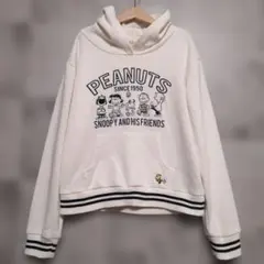 PEANUTS スヌーピー パーカー　150 オフホワイト