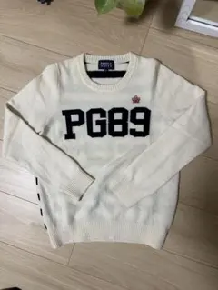 極美品　パーリーゲイツ　近年　蓄熱裏地　防風　ニット　ホワイト　白　スニード 極美品 パーリーゲイツ 近年 蓄熱裏地 防風 ニット ホワイト 白