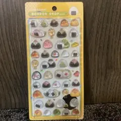 ボンボンドロップ シール 和柄 おにぎり