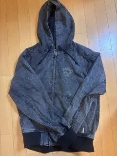 BEN DAVIS ダークグレー フルジップパーカー