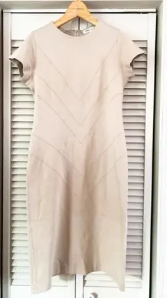 ジュンコシマダ　ベージュ　ワンピース