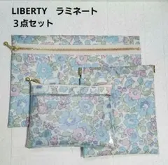 リバティ　ベッツィ　マルチポーチ３点セット（ラミネート）