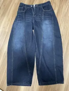 WESTBOY ルーズバギー ヴィンテージ加工 デニムパンツ ワイドデニムパンツ