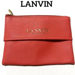 ランバン LANVIN ポーチ ティッシュポーチ レッド 赤 ファスナーのサムネイル