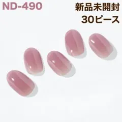 ND-490 ohora ジェルネイルシール ソフトプラムカラー 春 パープル⑤