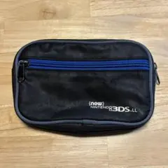 newNintendo3DSLL 専用ケース ニンテンドー3DS 黒×青