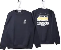 新品 PEANUTS スヌーピー 裏起毛トレーナー : SIZE=LL