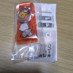 PEANUTS チャーム付きビニールキーリング 「チャーリーブラウン」