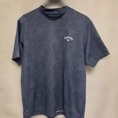 Callaway カノコ半袖モックネックシャツ　サイズLL ストレッチ