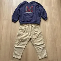 branshes 【きれいめ/テーパード】タックロングパンツ110