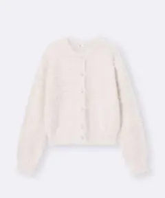 GU シャイニークルーネックカーディガンZ