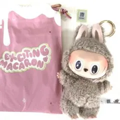 正規品ラブブ　マカロンキーホルダーLABUBU MACARONToffee