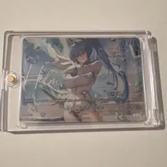 ヘルム アクアマリン 水着 SPL リーダー　サイン 二ベルアリーナ　NIKKE