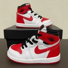 NIKE TD AIR JORDAN 1 HIGH HERITAGE Red