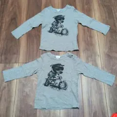 DIESEL ディーゼル キッズ 長袖Tシャツ ロンT 2枚セット 100