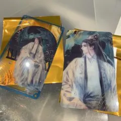 魔道祖師　鳥獣遊戯　藍忘機　ミニアクリルアート　コースター　和紙ステッカー 魔道祖師 ミニアクリルアート 藍忘機 鳥獣遊戯ver.B 公式茶屋 - メルカリ