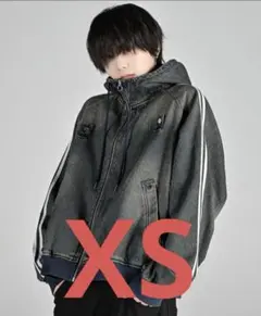 アドラー ライン スリーブ トラック ジップ パーカー ジャケット ADRER line sleeve track zip parker jacket / ラインスリーブトラック