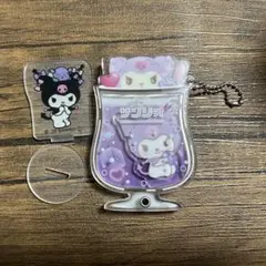 サンリオ クロミ クリームソーダ　カスタムアクリルチャーム　百均アクスタセット