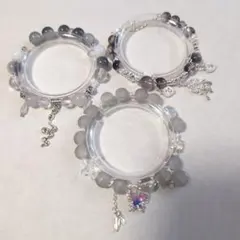 ガラスビーズ ブレスレット 3点セット