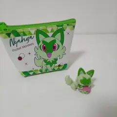 【2点セット】ポケットモンスター ニャオハ コインケース & フィギュア