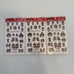 モンチッチぷくっとシール3点セット