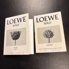 LOEWE Solo 香水 サンプル 2種セットのサムネイル
