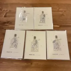 【5個セット・未使用】メッセージカードthank you card