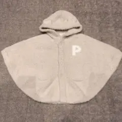 gelato pique BABYベアポンチョ 80-90cm ベージュ