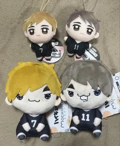 ハイキュー もちぴこぬいぐるみ ぬいぷりけmini 宮侑 宮治 4体セット