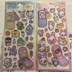 サンリオ　平成はっぴーフォン　シール　2枚