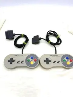 スーパーファミコン　コントローラー2個セット SHVC-005 ノーチェック　②