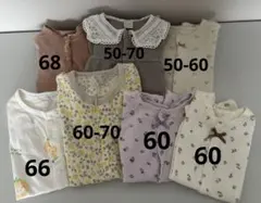 【美品】ベビー服50-70/まとめ売り/女の子/春夏秋