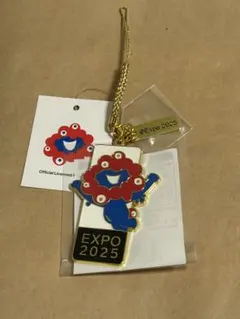 大阪関西万博EXPO2025 ミャクミャク 色差し根付　飛び　キーホルダー
