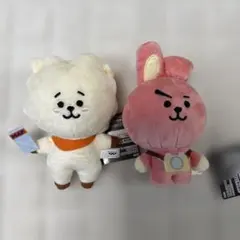 BT21 RJ COOKY ぬいぐるみ マスコット 2点セットのサムネイル