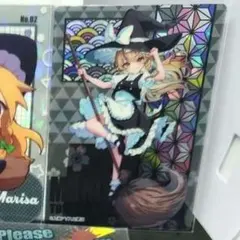 東方project トレーディングコレクトホロクリアカード　霧雨魔理沙　シクレ