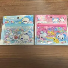 ぷくぷくあわわちゃん ハッピーマーチ フレークステッカー