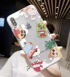 クレヨンしんちゃん iPhoneケース クリアケース