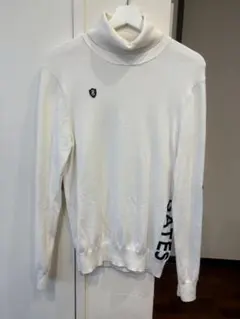 PEARLY GATES メンズ　ホワイト　タートルネック セーター サイズ4